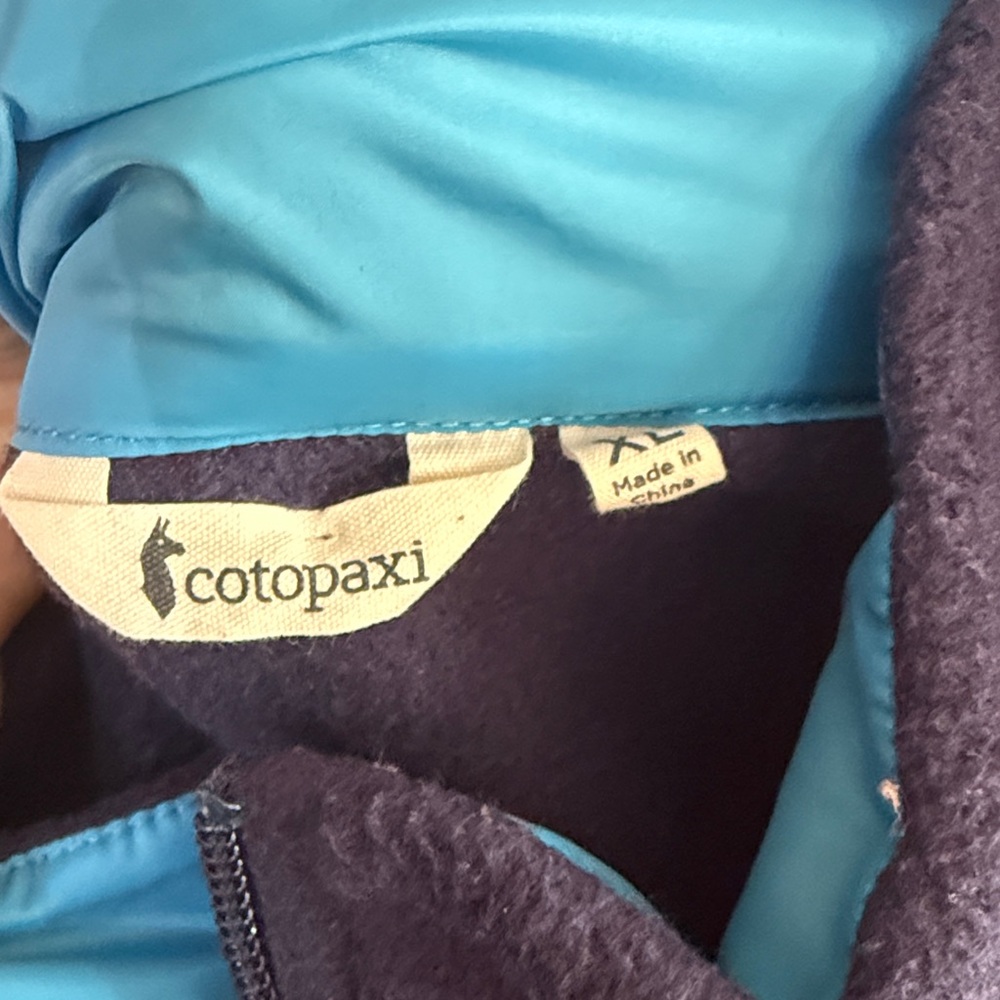 Cotopaxi mens Colorblock Fleece Jacket size XL colorful hoodie causal top - Picture 3 of 4